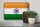 Blechschild Flagge Indien 30x20cm Retro Flag of India
