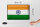 Blechschild Flagge Indien 30x20cm Retro Flag of India