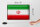 Blechschild Flagge Iran 30x20cm Retro Flag of iran
