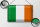 Blechschild Flagge Irland 30x20cm Retro Flag of Ireland