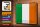 Blechschild Flagge Irland 30x20cm Retro Flag of Ireland