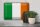 Blechschild Flagge Irland 30x20cm Retro Flag of Ireland