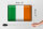 Blechschild Flagge Irland 30x20cm Retro Flag of Ireland