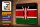 Blechschild Flagge Kenia 30x20cm Retro Flag of Kenya