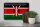 Blechschild Flagge Kenia 30x20cm Retro Flag of Kenya