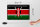 Blechschild Flagge Kenia 30x20cm Retro Flag of Kenya