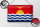 Blechschild Flagge Kiribati 30x20cm Retro Flag of Kiribati