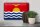 Blechschild Flagge Kiribati 30x20cm Retro Flag of Kiribati