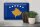 Blechschild Flagge Kosovo 30x20cm Retro Flag of Kosovo
