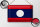 Blechschild Flagge Laos 30x20cm Retro Flag of Laos