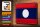 Blechschild Flagge Laos 30x20cm Retro Flag of Laos