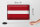 Blechschild Flagge Lettland 30x20cm Retro Flag of Latvia