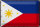 Blechschild Flagge Philippinen 30x20cm Retro Philippines