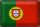 Blechschild Flagge Portugal 30x20cm Retro Flag of Portugal