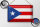 Blechschild Flagge Puerto Rico 30x20cm Retro Puerto Rico