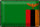Blechschild Flagge Sambia 30x20cm Retro Flag of Zambia