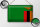 Blechschild Flagge Sambia 30x20cm Retro Flag of Zambia