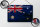 Blechschild Flagge Australien 30x20cm Flag Australia Rost