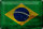 Blechschild Flagge Brasilien 30x20cm Flag of Brazil Rost