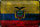 Blechschild Flagge Ecuadors 30x20cm Flag of Ecuador Rost