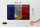 Blechschild Flagge Frankreich 30x20cm Flag of France Rost