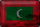 Blechschild Flagge Malediven 30x20cm Flag Maldives Rost