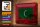 Blechschild Flagge Malediven 30x20cm Flag Maldives Rost