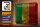 Blechschild Flagge Mali 30x20cm Flag of Mali Rost