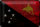 Blechschild Flagge Papua-Neuguinea 30x20cm New Guinea Rost