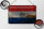 Blechschild Flagge Paraguay 30x20cm Flag of Paraguay Rost