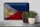 Blechschild Flagge Philippinen 30x20cm Philippines Rost