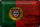 Blechschild Flagge Portugal 30x20cm Flag of Portugal Rost