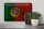 Blechschild Flagge Portugal 30x20cm Flag of Portugal Rost
