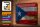 Blechschild Flagge Puerto Rico 30x20cm Puerto Rico Rost