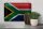 Blechschild Flagge Südafrika 30x20cm South Africa Rost