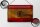 Blechschild Flagge Spanien 30x20cm Flag of Spain Rost