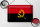 Blechschild Flagge Angolas 30x20cm Flag of Angola Vintage