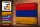 Blechschild Flagge Armenien 30x20cm Flag Armenia Vintage