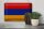 Blechschild Flagge Armenien 30x20cm Flag Armenia Vintage