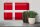 Blechschild Flagge Dänemark 30x20cm Flag of Denmark Vintage