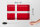 Blechschild Flagge Dänemark 30x20cm Flag of Denmark Vintage
