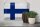 Blechschild Flagge Finnland 30x20cm Flag of Finland Vintage