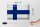 Blechschild Flagge Finnland 30x20cm Flag of Finland Vintage
