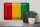 Blechschild Flagge Guinea 30x20cm Flag of Guinea Vintage