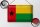 Blechschild Flagge Guinea-Bissau 30x20cm Guinea Vintage