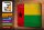 Blechschild Flagge Guinea-Bissau 30x20cm Guinea Vintage