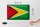 Blechschild Flagge Guyana 30x20cm Flag of Guyana Vintage