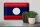 Blechschild Flagge Laos 30x20cm Flag of Laos Vintage