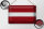 Blechschild Flagge Lettland 30x20cm Flag of Latvia Vintage