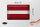 Blechschild Flagge Lettland 30x20cm Flag of Latvia Vintage